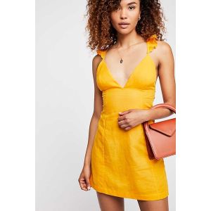 Ladies Clothing Summer Ruffle Sexy Mini Dress Cheap