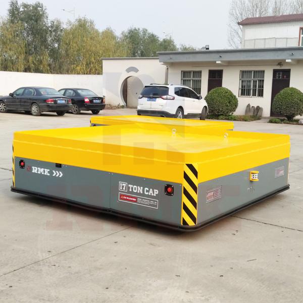 Precast Concrete Construction Trackless Transfer Trolley For Heavy Duty