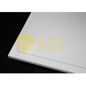 White laboratory worktops countertop with slab for testing center / lab