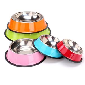 Non Slip 400ml Pet Feeder Bowl 110g Puppy Feeding Bowl