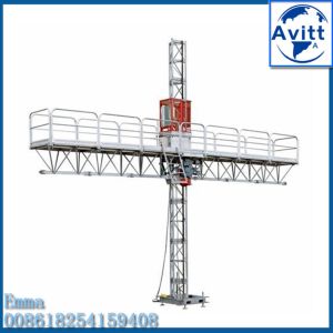China MC450 Mast Climber With Hoist Single Tower Mast Climbing Work Platform 1000kg on sale