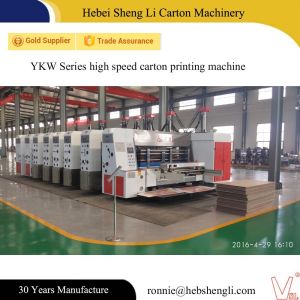 PLC Control Corrugated Box Printing Machine With Simple Maintenance