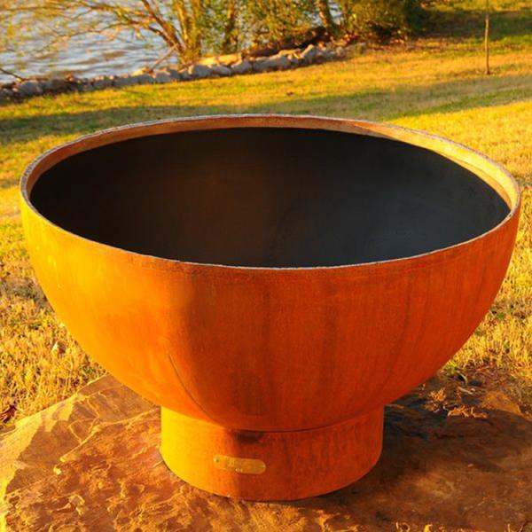 Custom Laser Cut Portable Corten Sheet Fire Pit Outdoor Fire Pit Weathering Steel Sheet Fire Pit