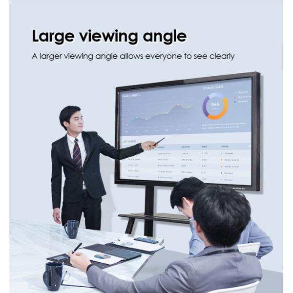 Black TV Touch Screen 55 Inch Smart Interactive Whiteboard 240V