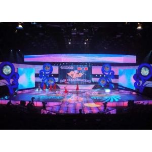 500x1000mm P2.97 P3.91 LED Video Wall Curtain 1000 cd/sqm For Live Event