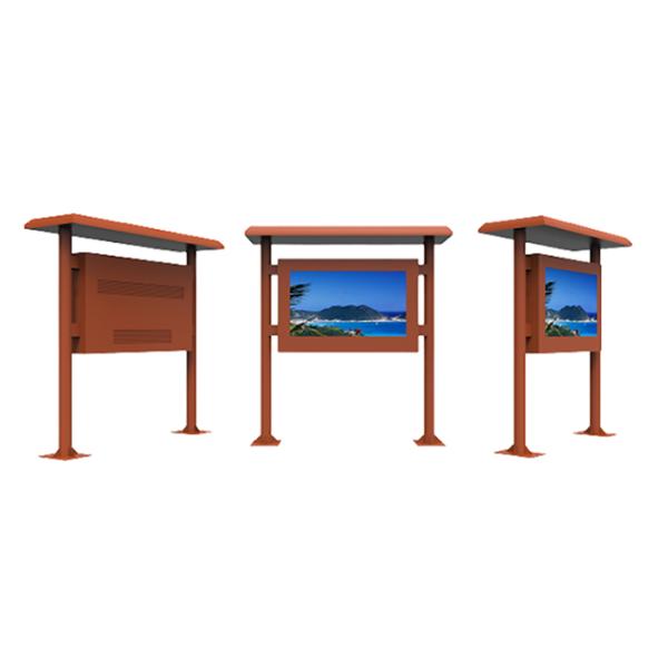 43 inch Floor standing lcd digital signage totem outdoor wifi advertising player