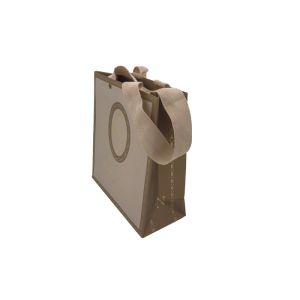 elegant Customized print matte paper present bags hot stamp logo