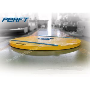 16 ton Workshop Rail Material Handling Trailer with Turntable with PLC System