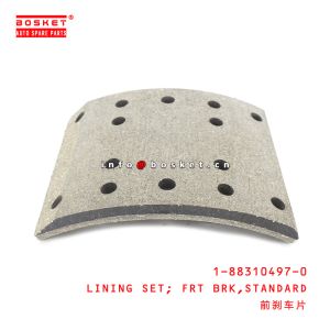 1-88310497-0 Standard Front Brake Lining Set 1883104970 For ISUZU CXZ51 VC46