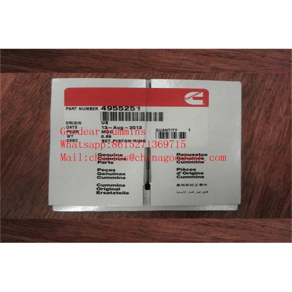 Buy Dongfeng  QSB6.7 diesel engine piston ring 4955251 in stock at wholesale prices