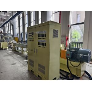 Co-Rotating Twin Screw Extruder Plastic CaCO3 Masterbatch Granules Making