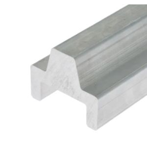 6063 T5 Aluminium Guide Rails Extrusion Profiles