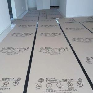 China Construction Project Finished Flooring Protection Paper 1mm Thickness Recyclable on sale