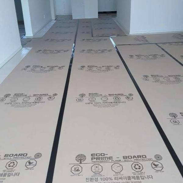 Buy Construction Project Finished Flooring Protection Paper 1mm Thickness Recyclable at wholesale prices