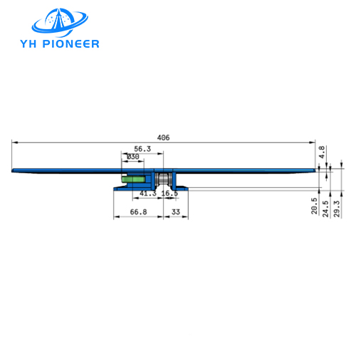 Heavy - Duty Plastic Snap - on Sideflex Chain with Bearings with Carbon Steel Base for Reliable Spiral Transport