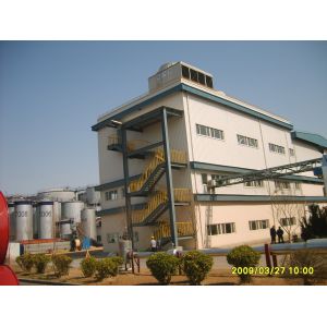 Weld Oil Storage EPS Roof Q235b Prefab Steel Workshop