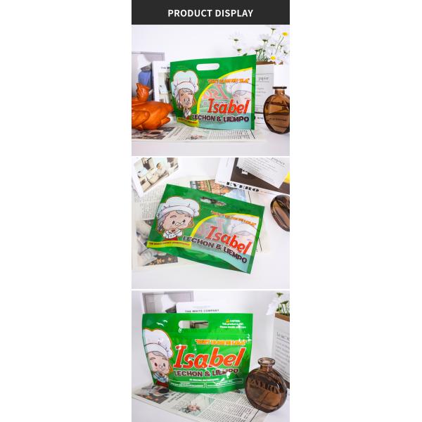 Microwave Safe Roast Chicken Packaging With Resealable Zipper Seal