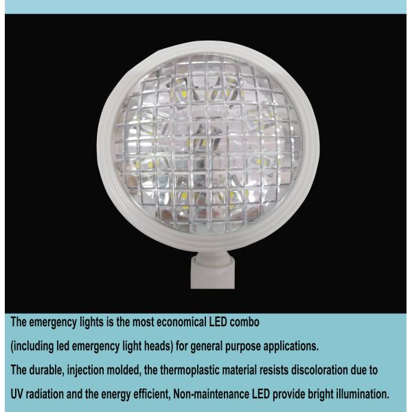 High Brightness 5000mah LiFePO4 Twin Spot Emergency Light