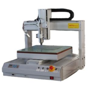 High Precision 3 Axis Desktop PCB Router Machine for 0.02mm Drive System