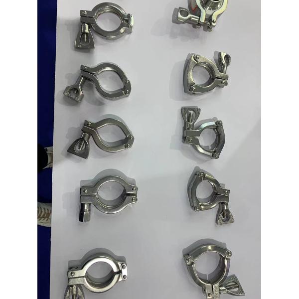Casting Customized Support OBM 2inch Sanitary Pipe Clamp and Gasket for Tri Clamp Fittings in Stainless Steel 304/316