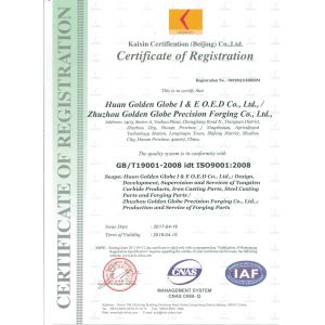 HUNAN GOLDEN GLOBE I AND E OED CO.,LTD. Certifications