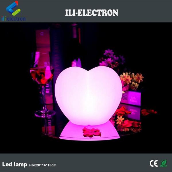 Holiday Decorations Plastic LED Peach Shaped Lamp Remote Control