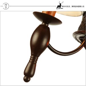 Moose antler chandelier Lighting Fixtures With lampshade (WH-AC-29)