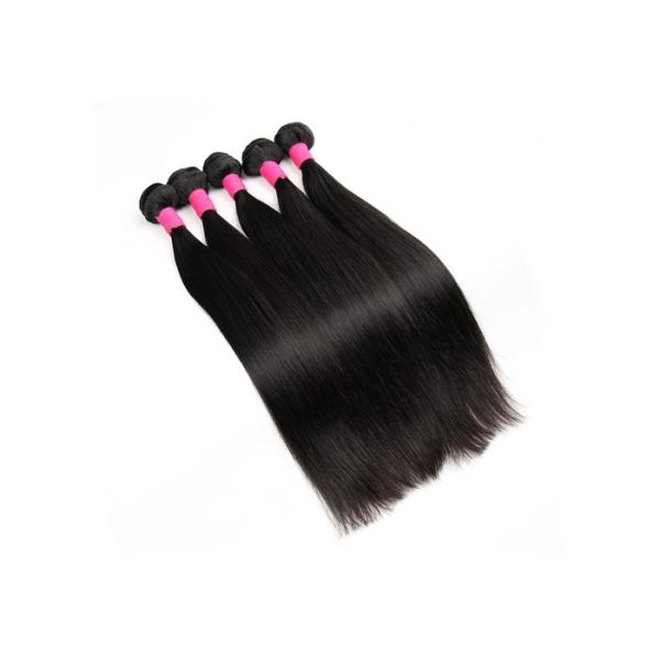 Brazilian Human Hair Grade 6A Virgin Hair , Silk Straight Human Hair Weave Weft