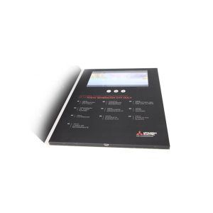 Hardcover Invitation Promotional Video Brochure Handmade With 8GB Memory
