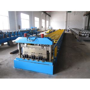Metal Deck Roll Forming Machinery with High Speed Running with Hydraulic System