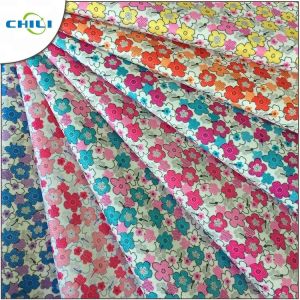 Reusable Split Printed Faux Leather Luxury Fabric Smooth Grain Lightweight