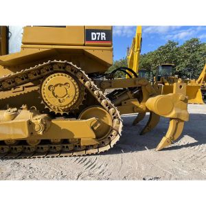 D7R Used Caterpillar Bulldozer Yellow Tracked Dozer