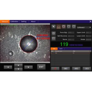 Portable Brinell Measurement Software BrinScan with 0.5X Microscope and Tablet