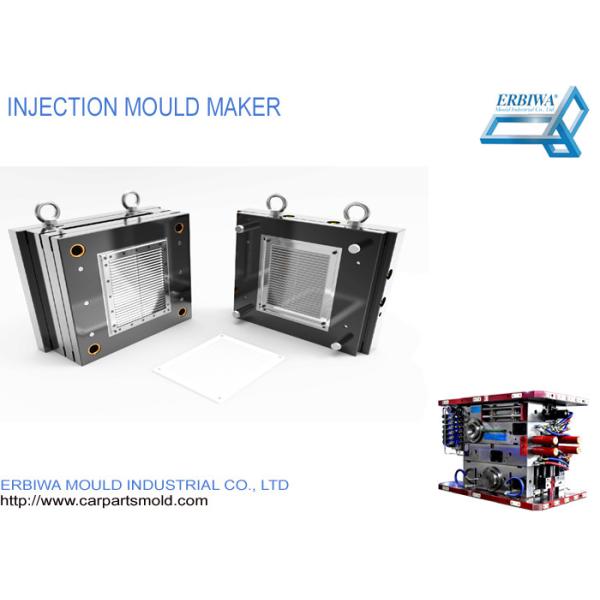 Custom Car Interior Parts Injection Mold For White Plastic Lattice