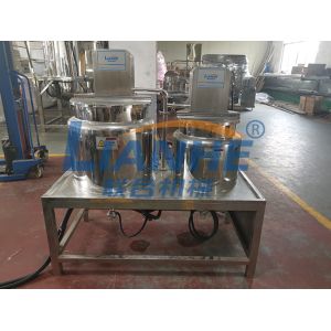 100L Cosmetic Vacuum Homogenizer Mixer Body Lotion Ointment Making Machine