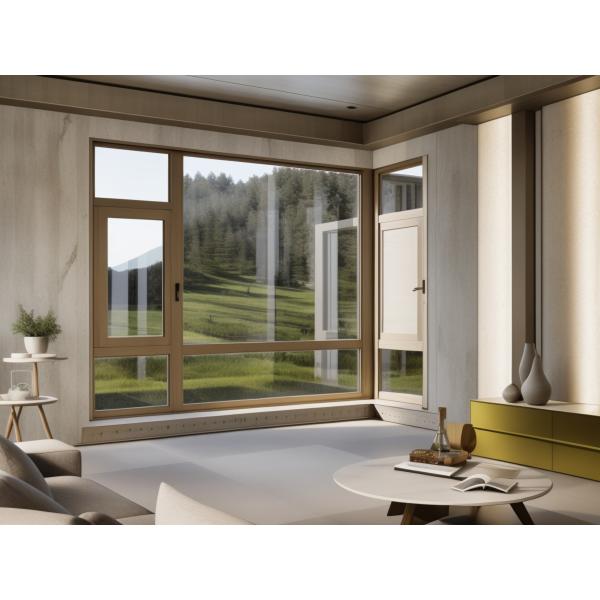 Buy Modern Commercial Aluminum Casement Windows Dustproof Function at wholesale prices