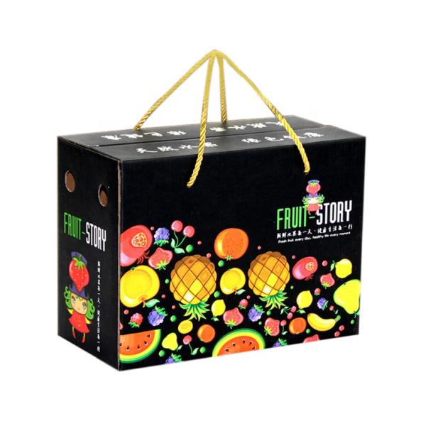 Recycled Custom Corrugated Boxes For Big Fruit Packaging