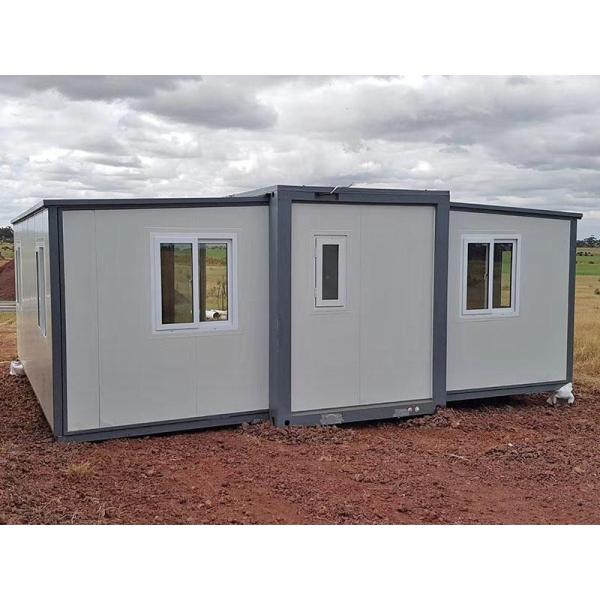 Luxury Fold Up 3 In 1 40ft Expandable Container Home Relocatable Site Office