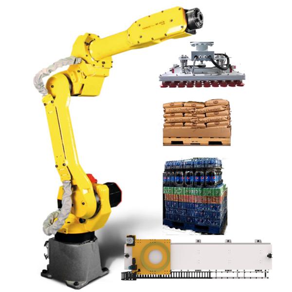 Buy FANUUC M-10iA/10M Food Factory Handling Palletizing And Packaging Workstation With Gripper Track at wholesale prices
