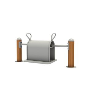 114mm Pipe Bodybuilder Impulse Outdoor Park Equipment Galvanized