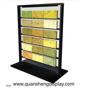 Quality Display Shelf Metal Rack,stone display rack for sale