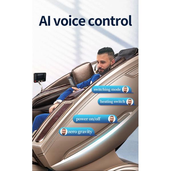 Voice Control 3D Massage Chairs Full Injection Molding 150W