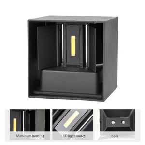 12W Adjustable Surface Mounted waterproof led outdoor up down wall lighting IP