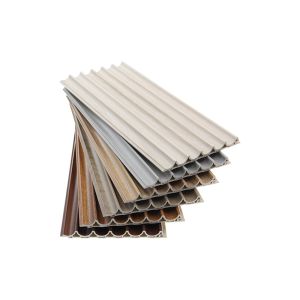 Slat Interiored Nano PVC Wood Effect Fluted Wall Panel for Modern Simplicity