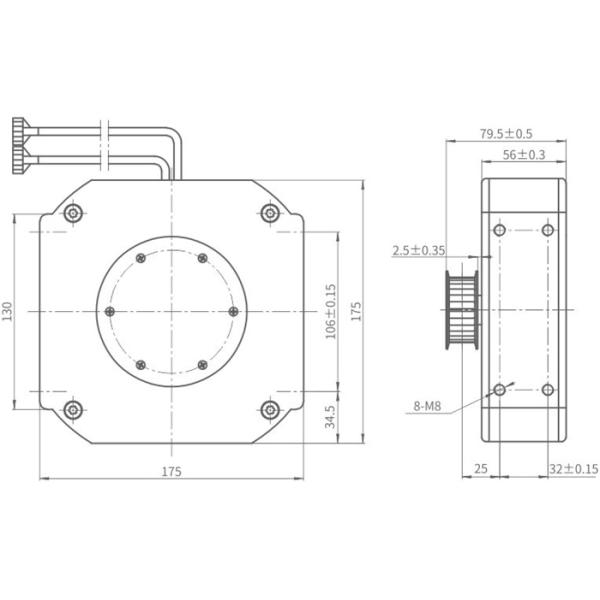 Permanent Magnet Electric Motor For Elevator Door Operator Parts
