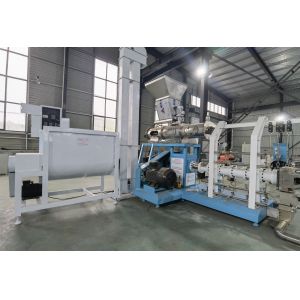 Twin Screw Pet Feed Extruder High Output Shrimp Fish Feed Pellet Extruder