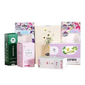 Fancy Birthday Kraft Cardboard Gift Box Packaging Paper Foldable White