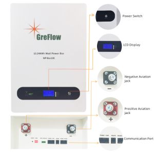 48v 200Ah Lifepo4 Lithium Battery Pack With Smart BMS LCD Display Screen