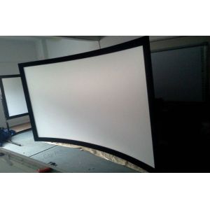 Hot Selling Lowest Cost 80" Cinema Curved Frame Projection Screen 16:9 Ratio
