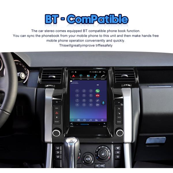 Viknav Car Radio For Range Rover Sport L320 (2005-2009) 12.1 Inch Android Auto Radio Vertical Screen Multimedia Player